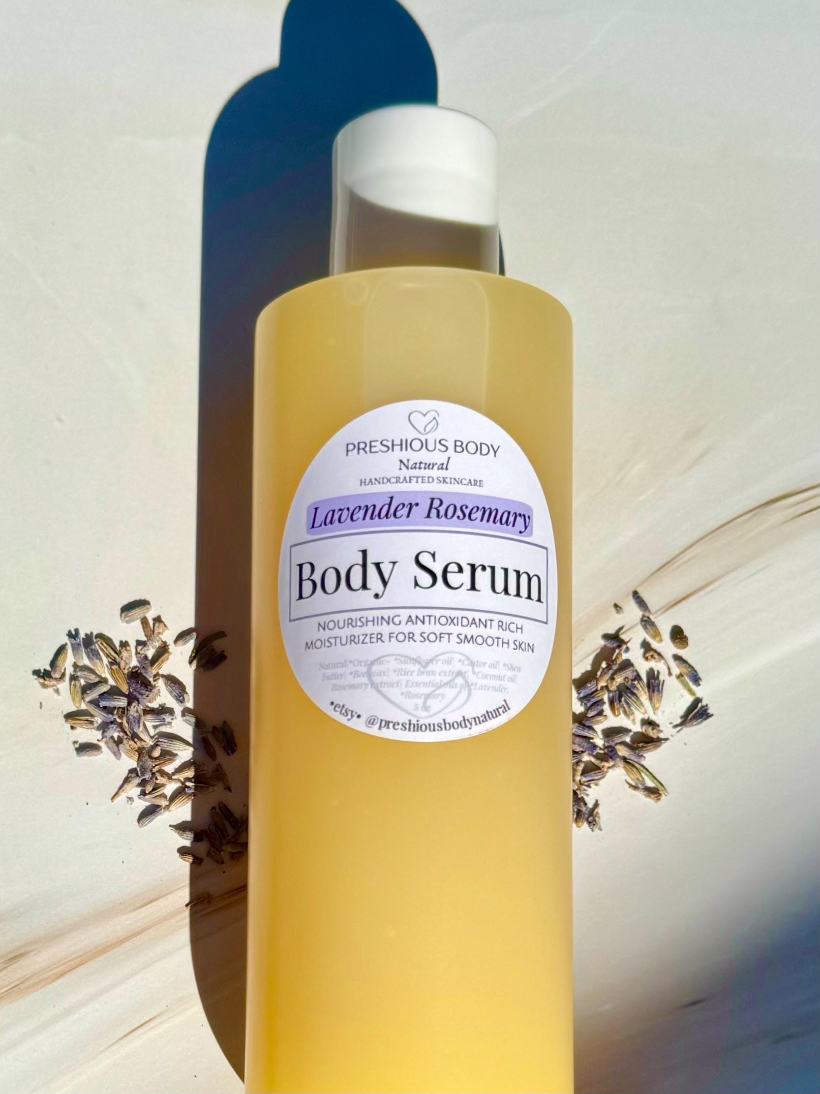 Body Serum | Nourishing Moisturizer with Castor Oil for Soft Skin, Hydrating Moisture, Choose Scent + Size, Natural Handcrafted Skincare