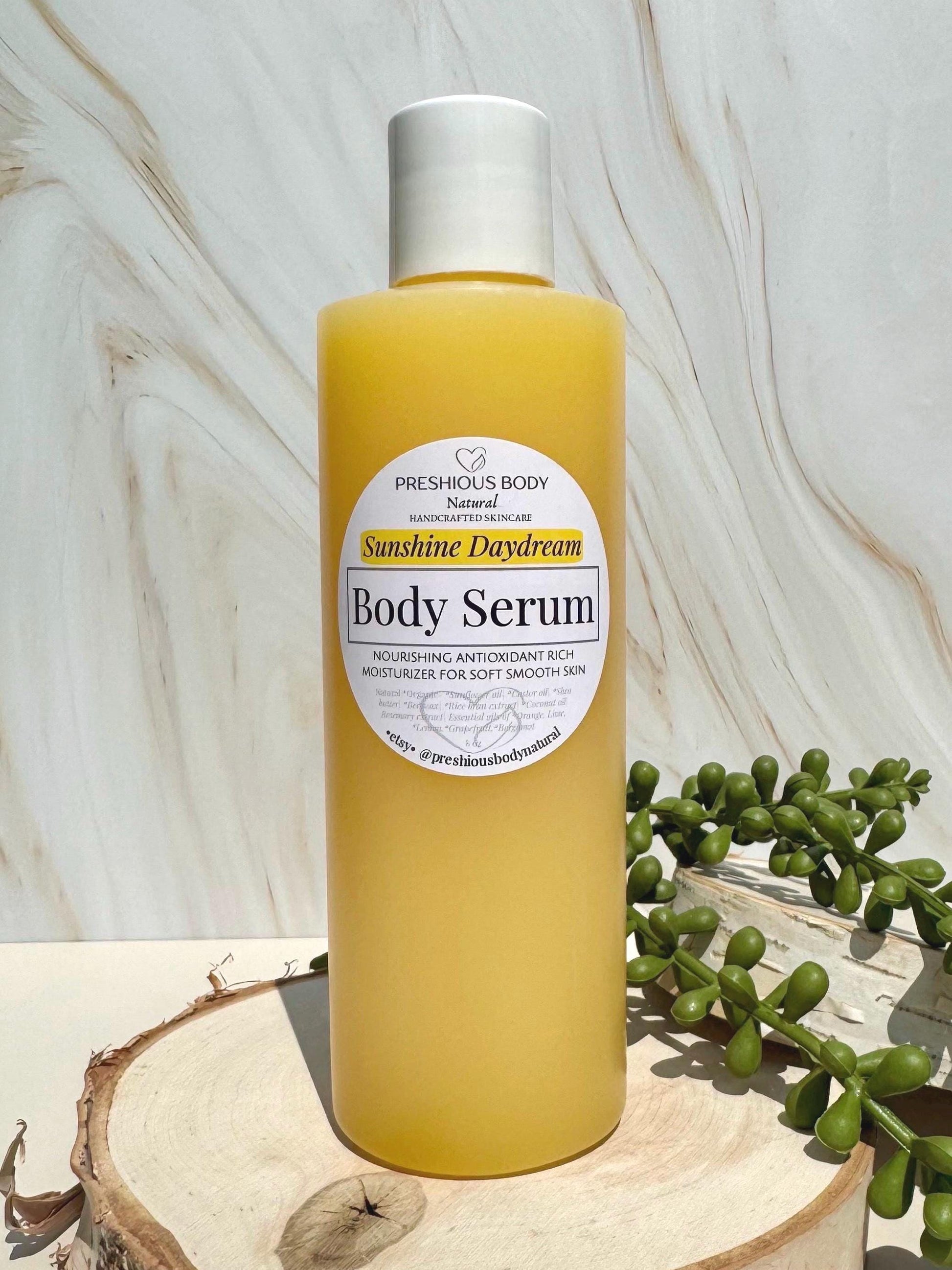 Body Serum | Nourishing Moisturizer with Castor Oil for Soft Skin, Hydrating Moisture, Choose Scent + Size, Natural Handcrafted Skincare